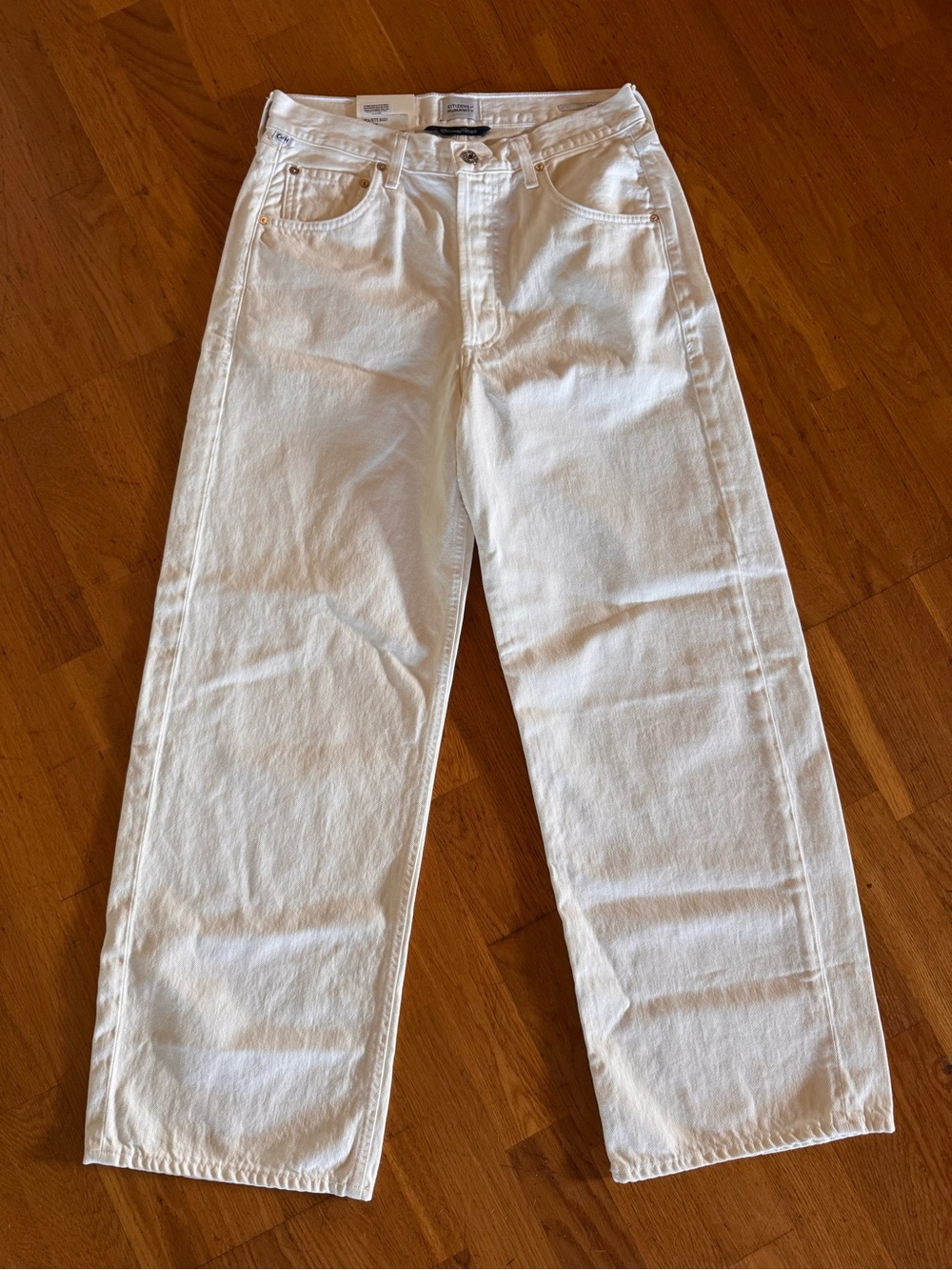 CITIZENS OF HUMANITY AYLA PETITE BAGGY JEAN IN PASHMINA SIZE 28 NWT